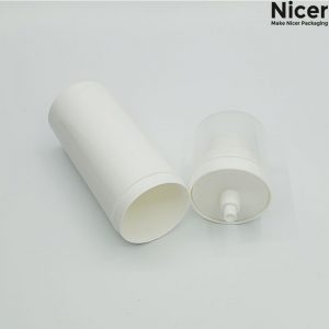 Wholesale 50ml white PP airless bottle with pump - Image 3