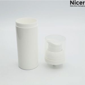 Wholesale 50ml white PP airless bottle with pump - Image 4