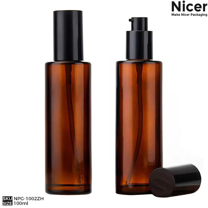 100ml Amber Glass Bottle