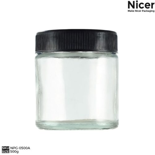 Custom glass jar packaging