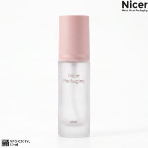 30ml Luxury Frosted Glass Bottle