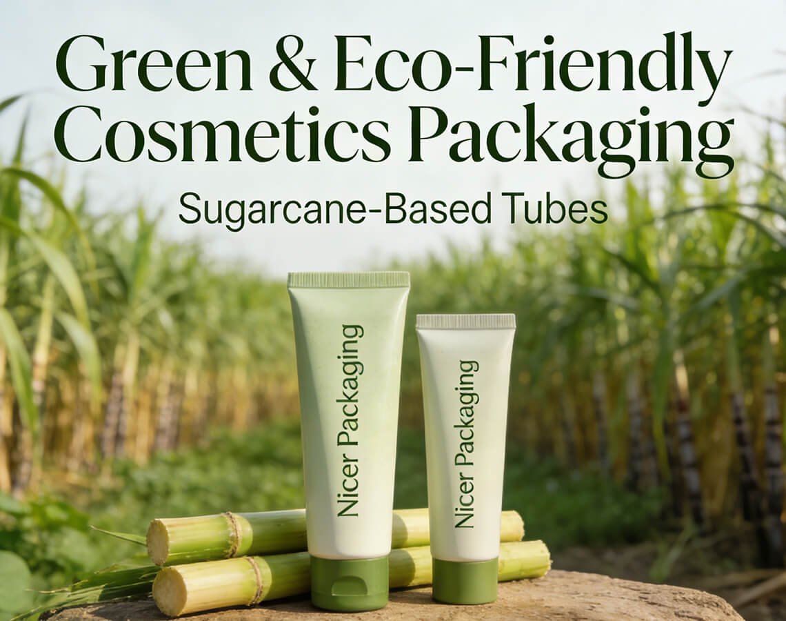 Custom Printing and Caps for Sugarcane Cosmetic Tubes